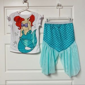 Ariel 2-piece skirt set, sz 5T